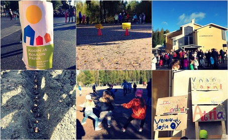 Aurinkoinen Kodin ja koulun päivä 27.9.2014